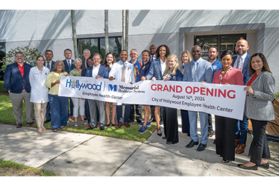 Ribbon cutting | City of Hollywood Employee Health Center